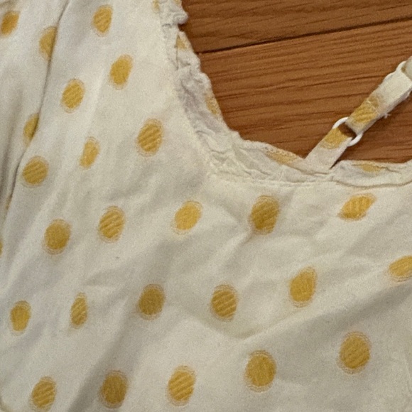 Chic Yellow Polka Dot Mini Dress - Picture 3 of 7